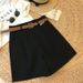 Women's Wide Leg Cargo Pants High Waist Loose Fit Casual Style with Belt Pair Thin Five Point Summer New_ecoleips.com