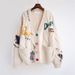 Women’s Clothing Fashion Suit Autumn New Korean Loose V Neck Knitted Sweater Top With Loose Drape Sports Straight Pants_ecoleips.com