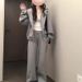 Spring Sports Suit For Women, Korean Style, Slimming, Loose-fitting Cardigan Sweatshirt And High-waisted Casual Pants_ecoleips.com