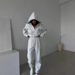 Women's Clothing Solid Color Long Sleeved Zipper Hoodie Elastic Lace Up Pants Two Piece Set_ecoleips.com