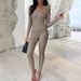 Diyun European And American Yoga Wear Sports Sexy Slim Fit Jumpsuit Women's Clothing 2025 Spring Summer_ecoleips.com