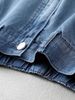 Women's Clothing Tencel Shirt Jeans Two Piece Suit Short Sleeved Trousers_ecoleips.com