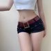 2025s Trendy Girl Denim Shorts For Women 2025 Spring Summer New Low Waist Versatile Stretch Slimming A-line Hip-hugging Hot_ecoleips.com