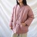 girl Winter Linen Women's Clothing Retro Artistic Buttoned Ramie Quilted Warm Cotton Jacket 2 Colors_ecoleips.com