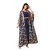 Women's Long Robe Dress Two Piece Set Gold Foil SW013 Muslim Fashion Clothing_ecoleips.com