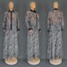 Women's Clothing Shirt Pleated Large Swing Large Size Top Dress Two Piece Set_ecoleips.com