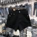 2025s Denim Shorts For Women, Summer New Korean Style, Loose Fit, Versatile, Slimming, Internet Celebrity Ripped Frayed Wide_ecoleips.com