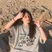 Summer Loose-fitting T-shirt In Milk Silk Gray, Slimming Short-sleeve, Niche Design With Regular Shoulders And Round_ecoleips.com