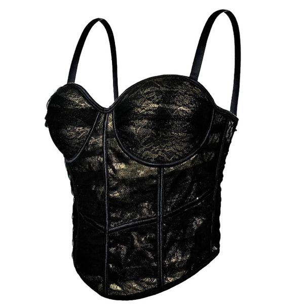 Women's Clothing Printed High Grade Inner Tight Body Shaper Outer Wear Fishbone Bra Suspenders_ecoleips.com