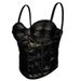 Women's Clothing Printed High Grade Inner Tight Body Shaper Outer Wear Fishbone Bra Suspenders_ecoleips.com