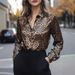 Popular Item On Wish And Amazon: New Autumn Satin Printed Long-sleeve Women's Shirt_ecoleips.com