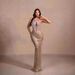 Women's Clothing Design Fashion Sequin Mesh Diamond Inlaid Slim Fit Hip Hugging Evening Dress_ecoleips.com