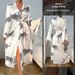 Aria Basics European And American Cross-Border Women's Satin Bathrobe Nightgown Long Sleeve Lace-Up Sexy Loungewear Wholesale_ecoleips.com
