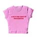 Summer Letter Print Macaron Color Round Neck Pullover Cropped Women's Top Casual Fashion Slim Fit T-Shirt_ecoleips.com