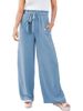 Suitable For All Seasons 2025 Women's New Spring Summer Loose Solid Color Drawstring Casual Long Pants_ecoleips.com