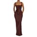KAIKUO Cross-Border European And American Y2K Hot Girl Strap Bodycon Dress Women's Clothing 2025 Autumn/Winter_ecoleips.com