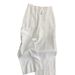 Women's Clothing Relaxed Old Money Style Minimalist White Linen High End Casual Wide Leg Trousers_ecoleips.com
