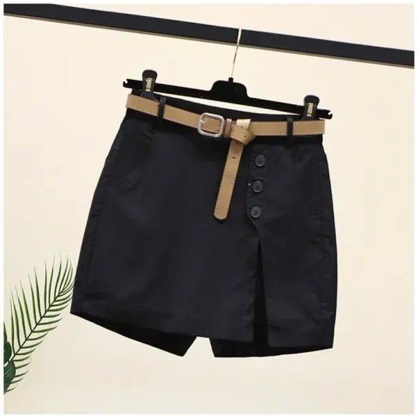Pure Cotton Casual Shorts For Women In Summer Wear Korean Version Versatile A-line Pants Summer Pants Women's Shorts_ecoleips.com