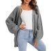 Aria Basics Aria Basics European American Cross-Border Trade Sweater Women, Autumn And Winter New Knitted Cardigan, Single-Breasted Loose_ecoleips.com