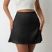 Women's Clothing Spring Summer Satin A-Line Pleated Midi Skirt High-Waisted Mini Skirt Women's Bottoms For Formal & Casual For Women_ecoleips.com