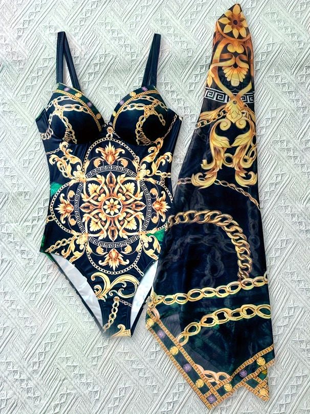 Retro Two-Piece Swimsuit With Tulle Skirt & Adjustable Ties – Sexy & Modest (S-L, Black/Blue/Green/White)_ecoleips.com
