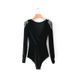 Women's Clothing Sexy Low Cut Tight Hollow Bottoming Jumpsuit Female Solid Color Slim Long Sleeved Bottoming Shirt T Shirt_ecoleips.com