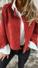 Women's Oversized Batwing Sleeve Short Coat - Soft & Warm Pure Color Cashmere-Like Fall Winter Outerwear (Multiple Colors & Sizes)_ecoleips.com