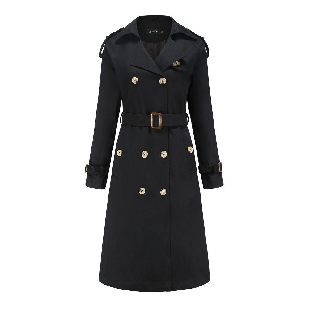 Women's Clothing Long Trench Coat Jacket Suit Coat Loose Large Size_ecoleips.com