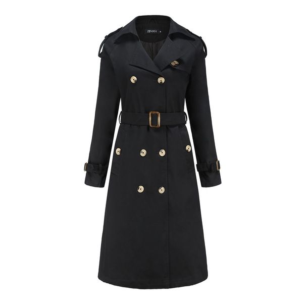 Women's Clothing Long Trench Coat Jacket Suit Coat Loose Large Size_ecoleips.com
