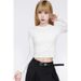 A Stylish Short-Sleeved Undershirt With A Visible Belly Button Design, Perfect For Autumn And Winter; Features A Fitted_ecoleips.com
