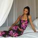 Women's Clothing Summer New Fashion Print Sexy U Neck Small Vest Slim Skirt Suit_ecoleips.com