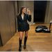 Cross-Border Foreign Trade European And American Women's Clothing 2025 Double-Breasted Slim-Fit Simple_ecoleips.com