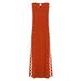 Women's Casual Fashion Sleeveless Round Neck Dress Solid Color Patchwork Lace Slit Midi Spring Summer New_ecoleips.com