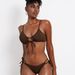 European And American Women's 2024 New Style Solid Color Triangle With Bow, Sexy Swimsuit For Women_ecoleips.com
