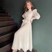 Women's Clothing Design Sense Lady Slim Long Sleeve Chain Strap Long Skirt Luxury Dress_ecoleips.com
