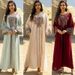 Women's Clothing Middle East Robe Clothing Arab Robe Embroidered Dress_ecoleips.com
