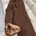 Melard Brown Fleece-Lined Thickened Wide-Leg Jeans For Women 2025 Autumn Winter High Waist Loose Slimming Straight Pants_ecoleips.com