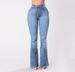Women's Clothing High-Waisted Women's Stretch Jeans Wide Leg Stretch Denim Flared For Formal & Casual For Women_ecoleips.com