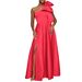 Women's Clothing New Oblique Shoulder Big Bow Sexy Long Dress_ecoleips.com