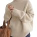 K Thickened High-neck Loose Versatile Knitted Pullover Sweater For Women; Lazy Style Base Layer To Be Worn As Outerwear._ecoleips.com