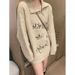Original Autumn And Winter High-Neck Embroidered Zipper Loose Couple Coats For Men And Women, Knitted Sweaters, Pullover_ecoleips.com