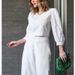 Women's clothing new fashion short long-sleeved tops high-waisted wide-leg pants two-piece set_ecoleips.com