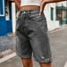 Women's Clothing New Ripped And Curled Five Point Denim Shorts And Casual Pants Are Trendy_ecoleips.com