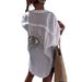 Women's Clothing Fashion Sequin Embroidery Comfortable Loose Cotton and Linen Shirt_ecoleips.com