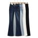 Hot Girl Waist To Hip Ratio Denim Flared Pants, New Autumn Style, Slimming, High Elasticity, Leg Lengthening Flared Pants_ecoleips.com