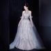 High-End French Style Halter Neck Evening Gown Ethereal Luxurious New Style For Banquets Engagements Niche Evening Dress_ecoleips.com