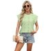 European And American Cross-border Foreign Trade 2025 Spring-summer New Round-neck Loose Short-sleeve T-shirt_ecoleips.com