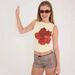 Summer Cool Sleeveless Pullover Vest for Women European American Style Printed Slim Fit Sexy Hot Comfortable Top_ecoleips.com