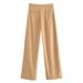Women’s Linen Wrap Pants – Breathable Boho Wide Leg Trousers | Natural Cotton Blend | XS-L (Lightweight, Elastic Waist, Earth Tones)_ecoleips.com