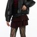 Millennial Hot Girl Low Waisted Color Block Striped Slim Fit A-Line Skirt Fashionable Dark Girl Style New_ecoleips.com